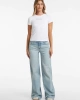 GUESS JEANS Kadın İspanyol Paça Wide-Leg Jean Mavi Denim