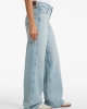 GUESS JEANS Kadın İspanyol Paça Wide-Leg Jean Mavi Denim