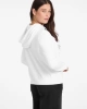 GUESS JEANS Kadın Motifli Kapüşonlu Hoodie Beyaz