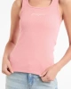 GUESS JEANS Kadın Nakış İşlemeli Kolsuz T-shirt Pembe