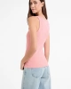 GUESS JEANS Kadın Nakış İşlemeli Kolsuz T-shirt Pembe