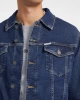 Guess  Jeans Mavi  Erkek Slim Fit  Trucker Ceket