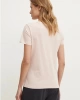 Guess Kadın Adele Önü Üçgen Logolu Pembe T-Shirt