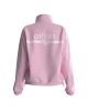 Guess Kadın Arleth Fermuarlı Bej Sweatshirt