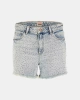 Guess Kadın Mavi Relaxed Midi Şort
