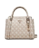 Guess Kadın Bej Rengi Eco Erica İki Bölmeli Satchel Çanta