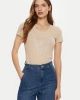 Guess Kadın Bej T-shirt