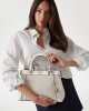 Guess Kadın Beyaz Anadela Üç Bölmeli Satchel Çanta