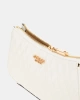 Guess Kadın Beyaz  Betula 4G Logolu  Çapraz Çanta