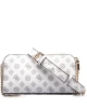 Guess Kadın Beyaz Eco Erica Logolu Crossbody Çanta
