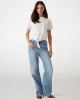 Guess Kadın Beyaz Eyelet Ton Sür Ton Tişört