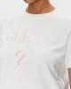 Guess Kadın Beyaz Filanta Crop Tişört