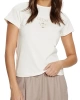Guess Kadın Beyaz Logolu Beyaz T-shirt