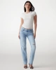 Guess Kadın Beyaz Pony Hair Logolu Tişört