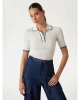 Guess Kadın Beyaz Thalia Polo Yaka T-Shirt