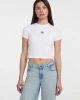 Guess Kadın Beyaz Yıldız İşlemeli Slim Tişört