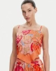 Guess Kadın Çok Renkli Şal Detaylı Kolsuz Bluz