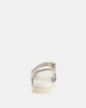 Guess Kadın Fadeliza Krem 4G Taşlı Cırt Cırtlı Terl