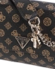 Guess Kadın Kahverengi Eco Erica Dönüştürülebilir Flap Cross