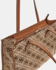 Guess Kadın Kahverengi Silvana Girlfriend Tote Çanta