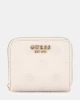 Guess Kadın Beyaz Cresidia Küçük Fermuarlı Cüzdan