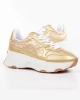 Guess Kadın Logolu Gold Sneaker