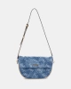 Guess Kadın Mavi Cerelia Flap Kapaklı Omuz Çantası