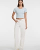 Guess Kadın Mavi Düğme Detaylı Slim Üst