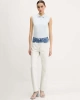 Guess Kadın Mavi Kolsuz Slim Fit Polo Üst