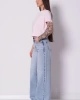 Guess Kadın Pembe Filanta Crop Tişört