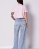 Guess Kadın Pembe Filanta Crop Tişört