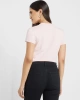 Guess Kadın Pembe Logolu Crop
