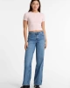Guess Kadın Pembe Yıldız İşlemeli Slim Tişört
