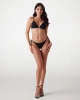 Guess Kadın Siyah 4G Taşlı Bağlamalı Bikini Altı