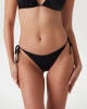 Guess Kadın Siyah 4G Taşlı Bağlamalı Bikini Altı
