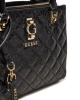 Guess Kadın Siyah Bessey 4G Logolu Rugan El Çantası