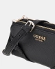 Guess Kadın Siyah Bramina  Çapraz Askılı Organizer Çanta