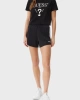 Guess Kadın Siyah Filanta Crop Tişört