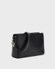Guess Kadın Siyah Nastra Mini Üstten Fermuarlı Crossbody Çan