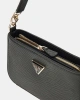 Guess Kadın Siyah Noelle Mini Üstten Fermuarlı Omuz Çantası
