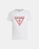 Guess Kadın  Slim Iconic Mid Organic   Beyaz T-Shirt