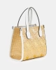 Guess Kadın Sarı Silvana İki Bölmeli Mini Tote Çanta