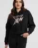 Guess Kapüşon Yaka Siyah Kadın Sweatshırt