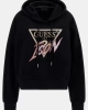Guess Kapüşon Yaka Siyah Kadın Sweatshırt