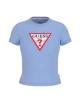 GUESS Mavi Mavi Slim Fit T-shirt Iconic Mid Organic Stretch