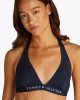 Tommy Hilfiger Kadın Mavi Regular Fit Bikini Üstü