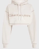 Calvin Klein Hero Mono Logolu Kısa Hoodie Sweatshirt