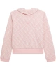 Guess Kadın Kapüşonlu Logolu Pembe Sweatshirt