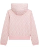 Guess Kadın Kapüşonlu Logolu Pembe Sweatshirt