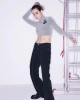 Twist Metal Baskılı Wıde Leg Fit Jean Pantolon